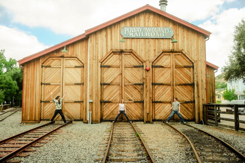 Taking the train – a unique photo shoot using the railways